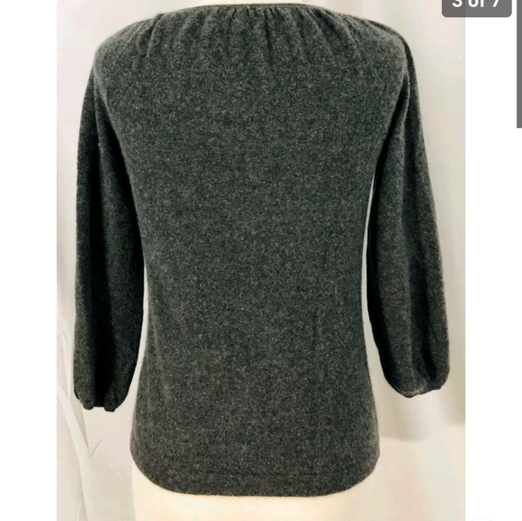 ❄️AK Anne Klein Women's 100% Cashmere Cardigan Sweater - Picture 4 of 6